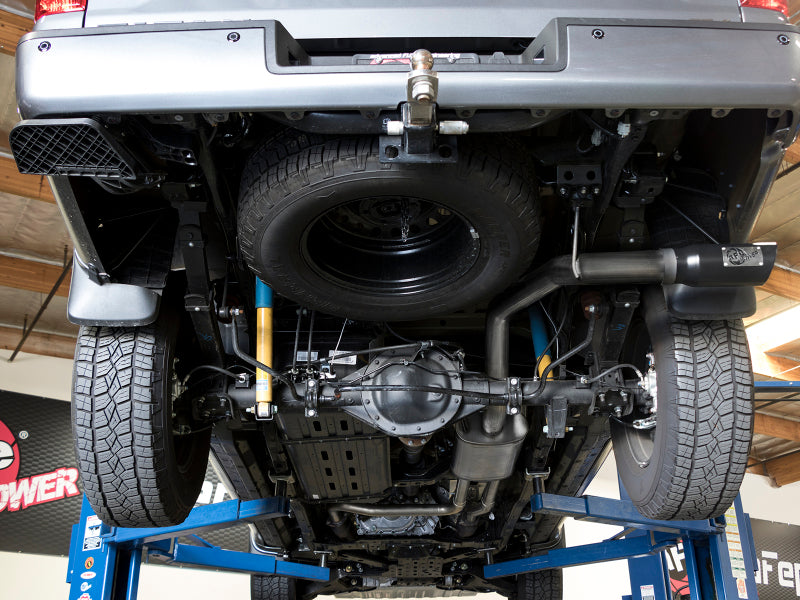 aFe MACHForce XP 2.5in Cat-Back Exhaust System w/ Black Tip Nissan Frontier 2017+ V8-5.6L