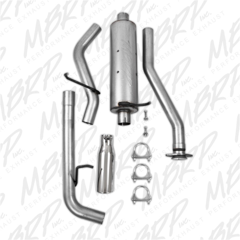 MBRP Chevy Colorado / GMC Canyon 2.8L/2.9L/3.5L/3.7L Cat Back Single Side Aluminized Exhaust