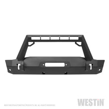 Load image into Gallery viewer, Westin 18+ Jeep Wrangler JL Stubby Front Bumper - Textured Black