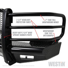 Load image into Gallery viewer, Westin 11+ Chevrolet Silverado 2500/3500 HDX Bandit Front Bumper - Blk