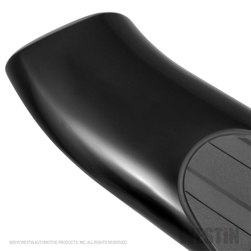 Westin Chevrolet Silverado Crew Cab w/ 6.5ft Bed PRO TRAXX 5 W2W Oval Nerf Step Bars - Black