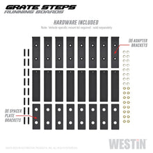 Load image into Gallery viewer, Westin Grate Steps Running Boards 79 in - Textured Black