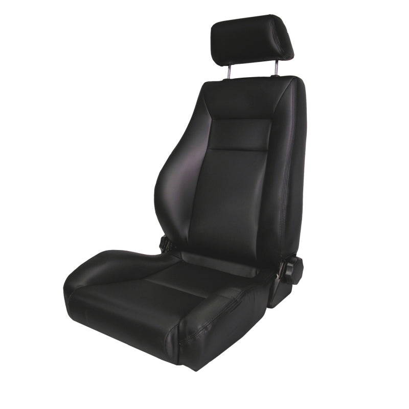 Rugged Ridge Ultra Front Seat Reclinable Black Denim 76+ CJ&Wrang