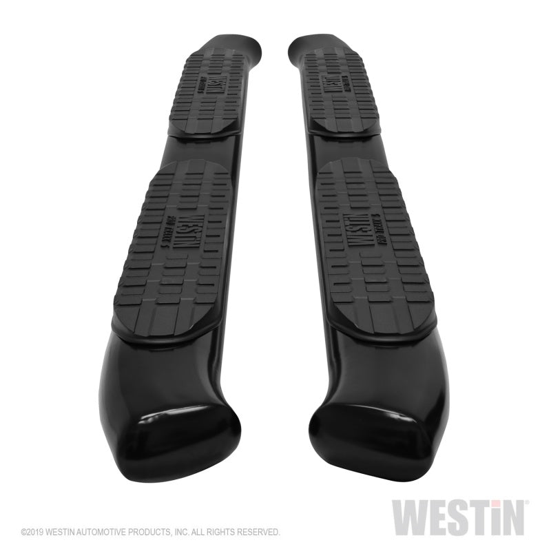 Westin 19+ Ford Ranger SuperCab PRO TRAXX 5 Oval Nerf Step Bars - Blk