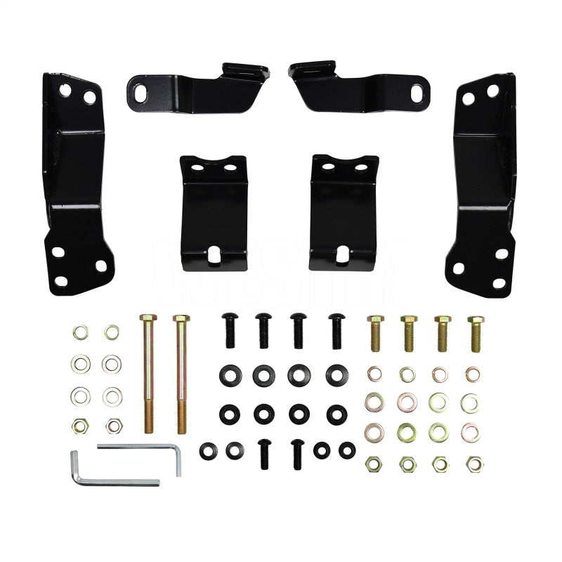 Westin 16+ Chevrolet Silverado 1500 HDX Modular Grille Guard - Black