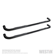 Load image into Gallery viewer, Westin 19+ Chevrolet Silverado 1500 DC E-Series 3 Nerf Step Bars - Blk