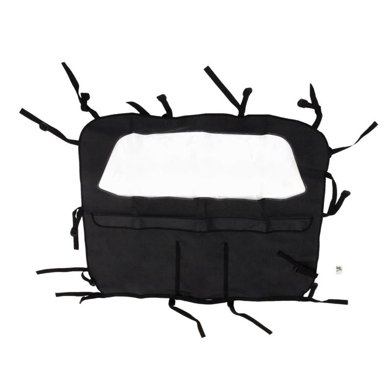 Rampage Jeep CJ5 / 80-86 CJ7 / 97-06 Wrangler TJ / 87-95 / Wrangler YJ Windbreaker Black Vinyl