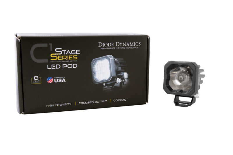 Diode Dynamics Stage Series C1 LED Pod Sport - White Spot Standard ABL Each