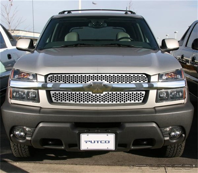 Putco 02-06 Chevrolet Avalanche w/Body Cladding Punch Stainless Steel Grilles
