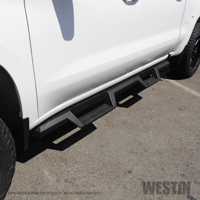 Westin Chevrolet Silverado / GMC Sierra 1500 Crew Cab Drop Nerf Step Bars - Textured Black