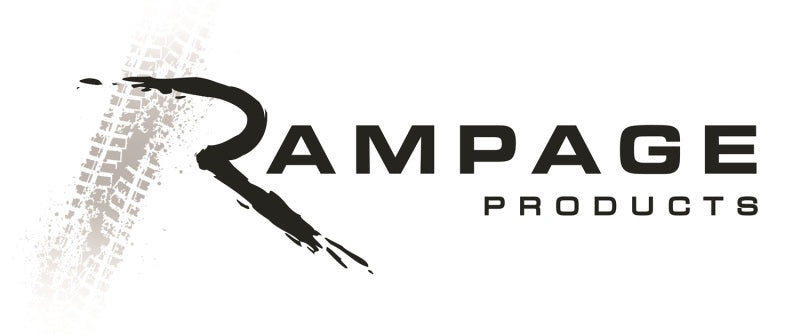Rampage Ford Bronco Windshield Channel - Black