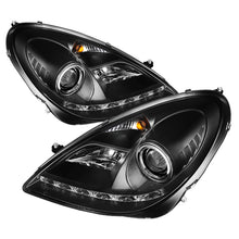 Load image into Gallery viewer, Spyder Mercedes Benz SLK 05-10 Projector Xenon/HID Model- DRL Blk PRO-YD-MBSLK05-HID-DRL-BK
