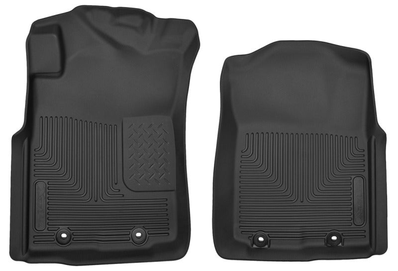 Husky Liners 12-15 Toyota Tacoma Pickup(Crew / Ext / Std Cab) X-Act Contour Black Front Floor Liners