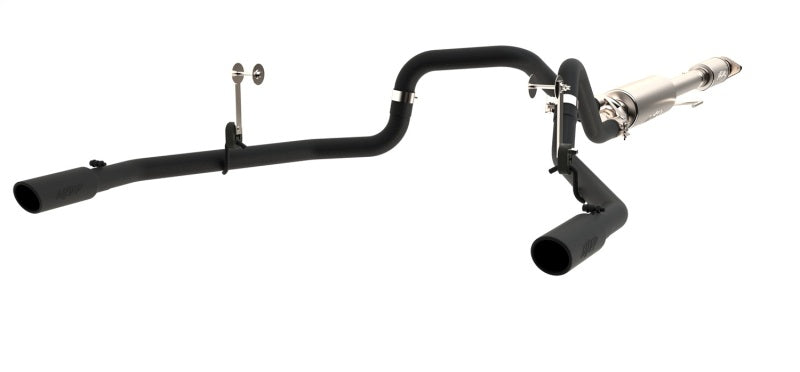 MBRP Ford F-150 5.0L 3in Cat Back Dual Split Rear Exit Black Exhaust System
