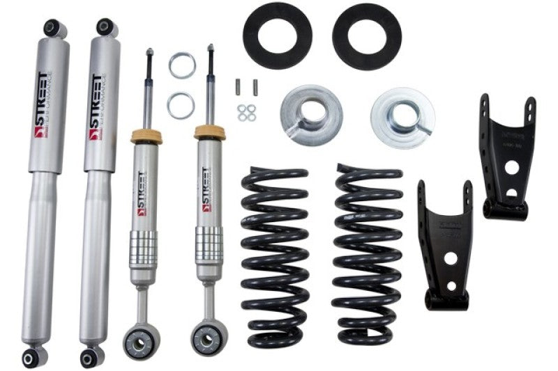 Belltech LOWERING KIT Ford F-150 (All Cabs) Short Bed 2WD 2in-3in F/ 2in R Drop w/SP Shocks