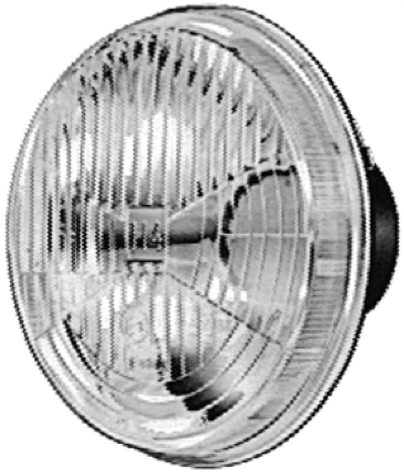 Hella Vision Plus 5-3/4in Round Conversion Headlamp High/Low Beam - Single Lamp