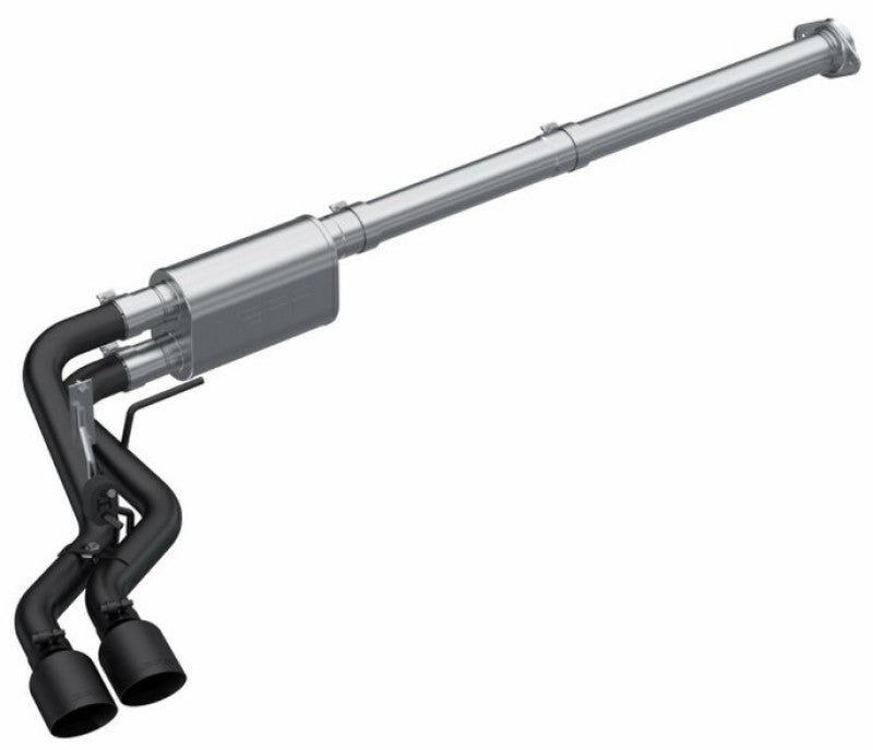 MBRP Ford F-150 2.7L EcoBoost / 3.5L EcoBoost / 5.0L 3in Cat Back Single Side Exit Black