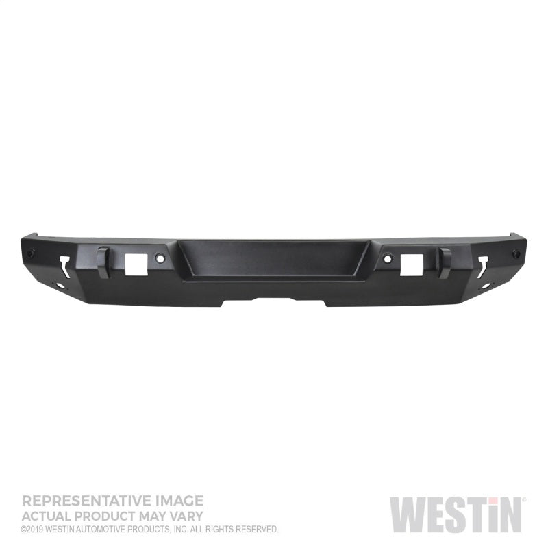 Westin Jeep Gladiator w/Sensors WJ2 Rear Bumper w/Sensor - Textured Black