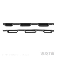 Load image into Gallery viewer, Westin 14+ Chevrolet Silverado 1500 DC 6.5ft Bed HDX Drop W2W Nerf Step Bars - Tex. Blk