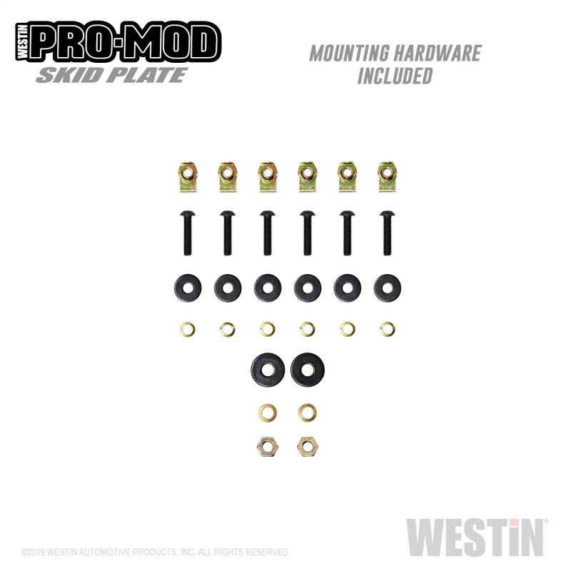 Westin 15+ Chevrolet Colorado Pro-Mod Skid Plate - Tex. Blk