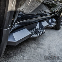 Load image into Gallery viewer, Westin 19+ Chevrolet Silverado 1500 DC HDX Xtreme Nerf Step Bars - Tex. Blk