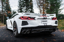 Load image into Gallery viewer, MBRP Chevrolet Corvette C8 3in Cat Back Quad Split Rear Exit w/ Carbon Fiber Tips - T304
