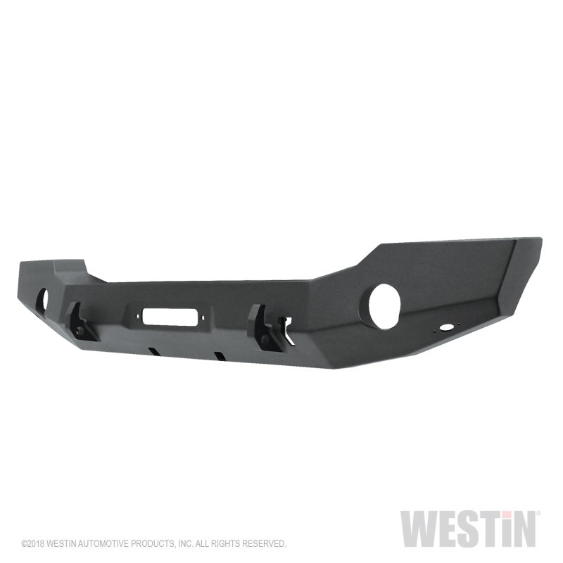 Westin 18+ Jeep Wrangler JL WJ2 Full Width Front Bumper - Textured Black