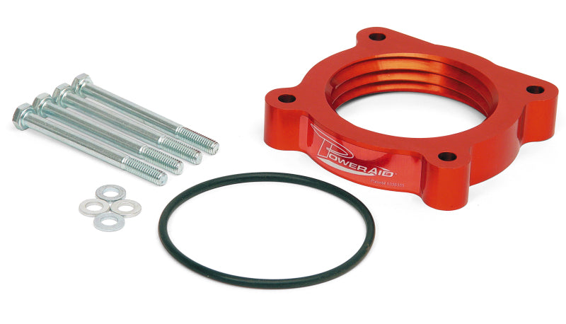 Airaid 04-14 Nissan Titan / Armada 5.6L 04-10 Infiniti QX-56 5.6L PowerAid TB Spacer- Black