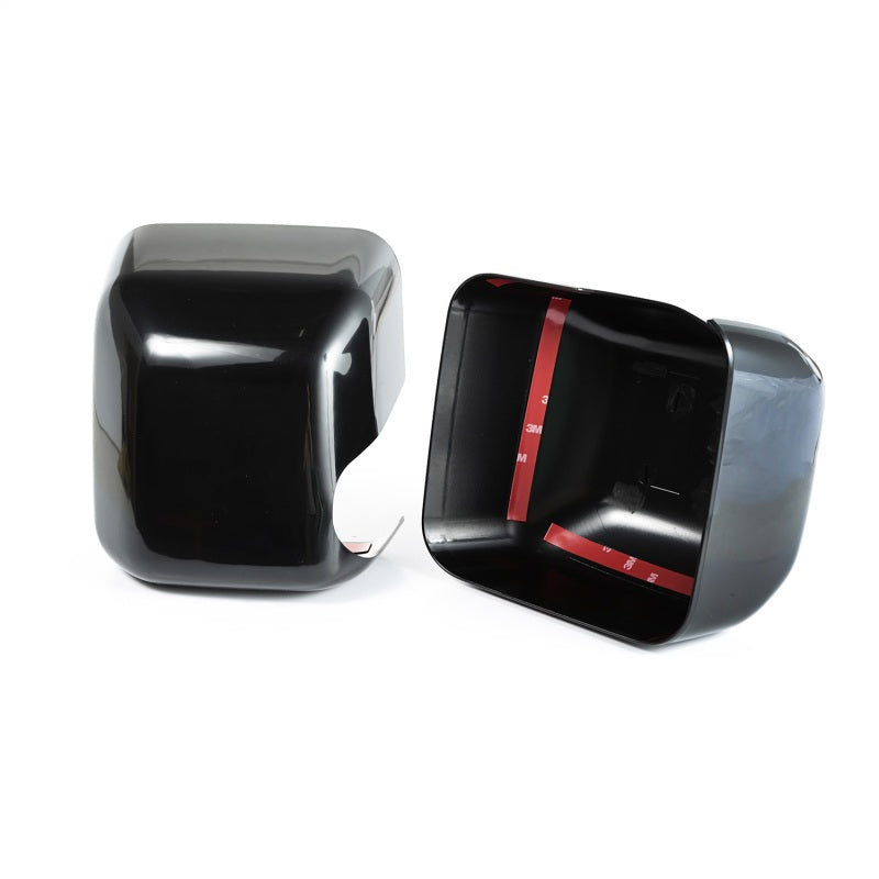 Rugged Ridge Mirror Covers Black Paintable Jeep Wrangler JK