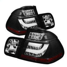 Load image into Gallery viewer, Spyder BMW E46 3-Series 02-05 4Dr Light Bar Style LED Tail Lights Black ALT-YD-BE4602-4D-LBLED-BK