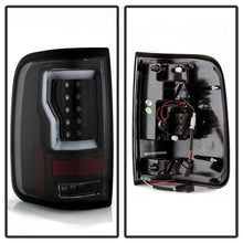 Load image into Gallery viewer, Spyder 04-08 Ford F-150 Projector Tail Lights - Light Bar DRL LED - Black ALT-YD-FF15004V2-LBLED-BK