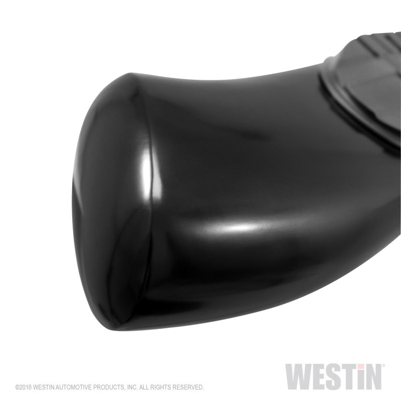Westin Chevrolet Silverado Double Cab w/ 6.5in Bed PRO TRAXX 5 W2W Oval Nerf Step Bars - Black