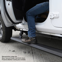 Load image into Gallery viewer, Go Rhino Jeep Wrangler 4dr E-BOARD E1 Electric Running Board Kit (Cut Req.) - Tex. Blk