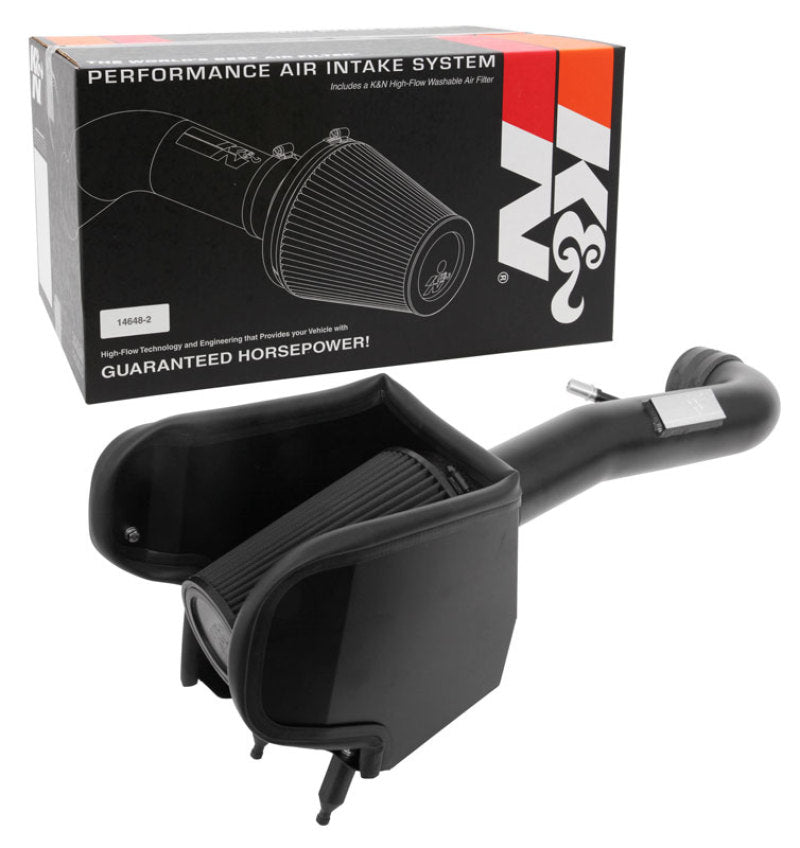 K&N Jeep Wrangler JL V6-3.6L F/I Blackhawk Performance Intake Kit (No Jeep Grand Cherokee)
