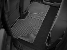 Load image into Gallery viewer, WeatherTech 2015+ Ford F-150 SuperCrew Rear Rubber Mats - Black