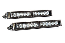 Load image into Gallery viewer, Diode Dynamics 12 In LED Light Bar Single Row Straight Clear Wide (Pair) Stage Series