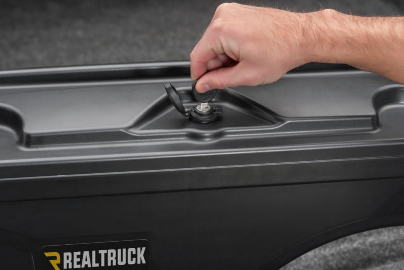 UnderCover Nissan Titan Drivers Side Swing Case - Black Smooth