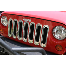 Load image into Gallery viewer, Rugged Ridge Grille Inserts Chrome Jeep Wrangler
