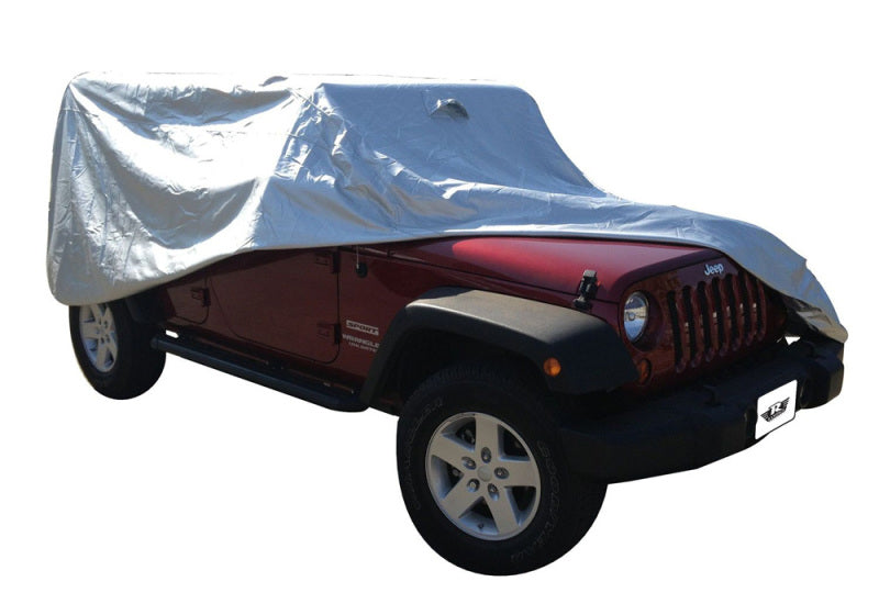 Rampage Jeep Wrangler(JK) Car Cover Multiguard - Silver