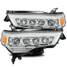 Load image into Gallery viewer, AlphaRex 14+ Toyota 4Runner NOVA LED Projector Headlights Plank Style Chrome w/Activation Light