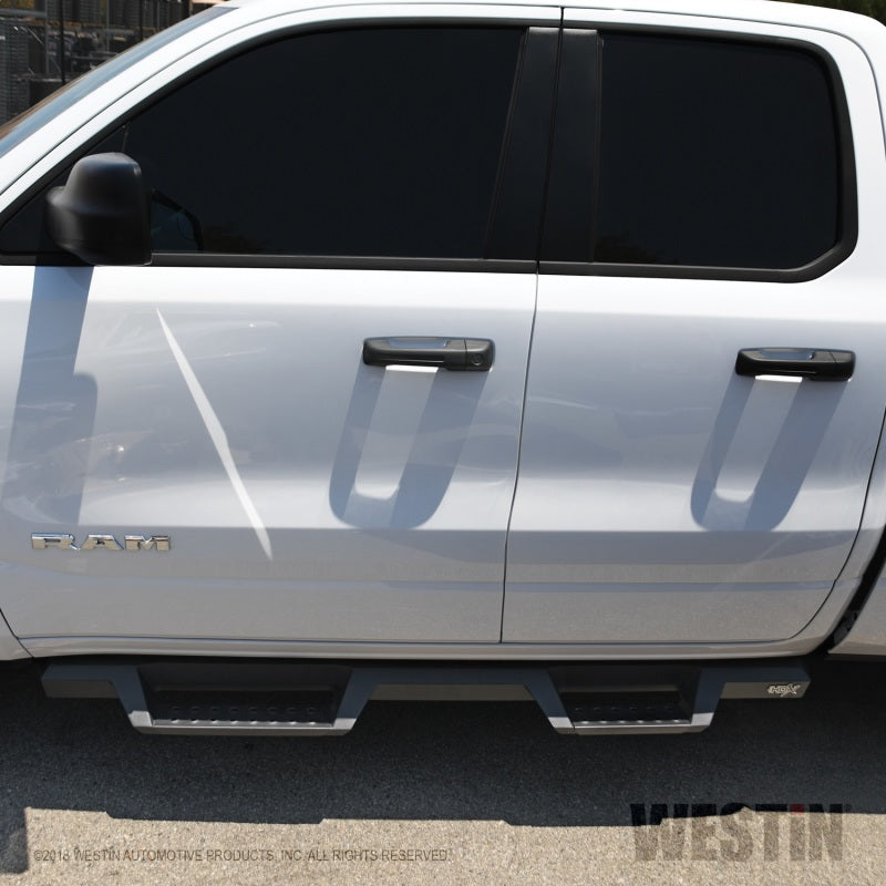 Westin Ram 1500 Quad Cab Drop Nerf Step Bars - Textured Black
