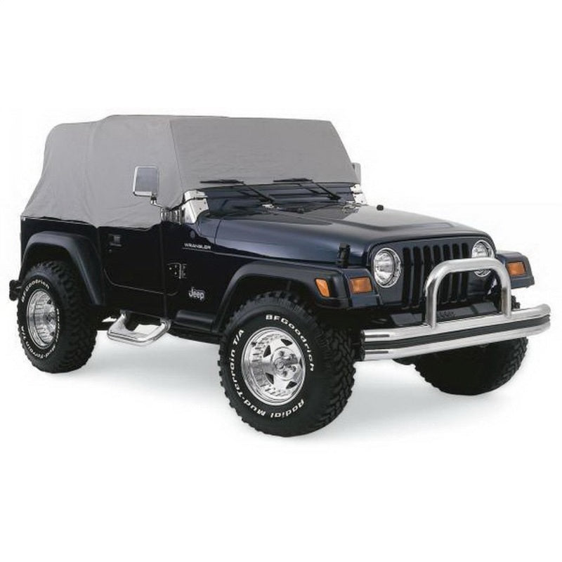 Rampage Jeep CJ7 Cab Cover With Door Flaps - Grey