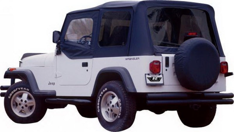 Rampage Jeep CJ5 Complete Top - Black Denim