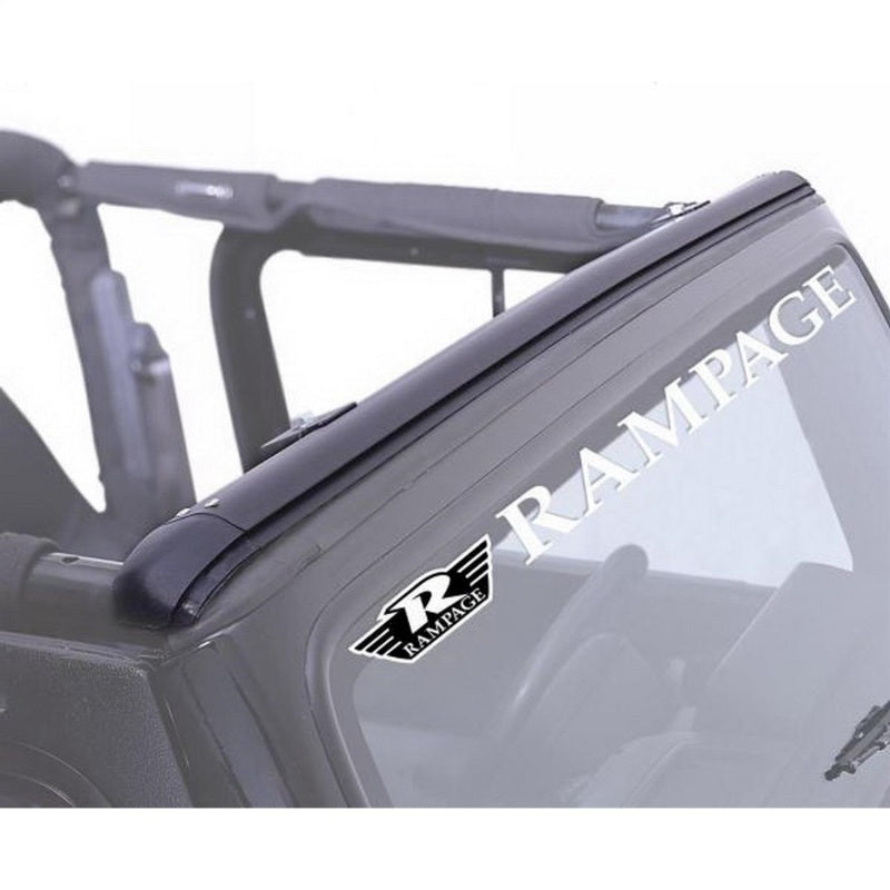 Rampage Jeep Wrangler(TJ) Windshield Channel - Black