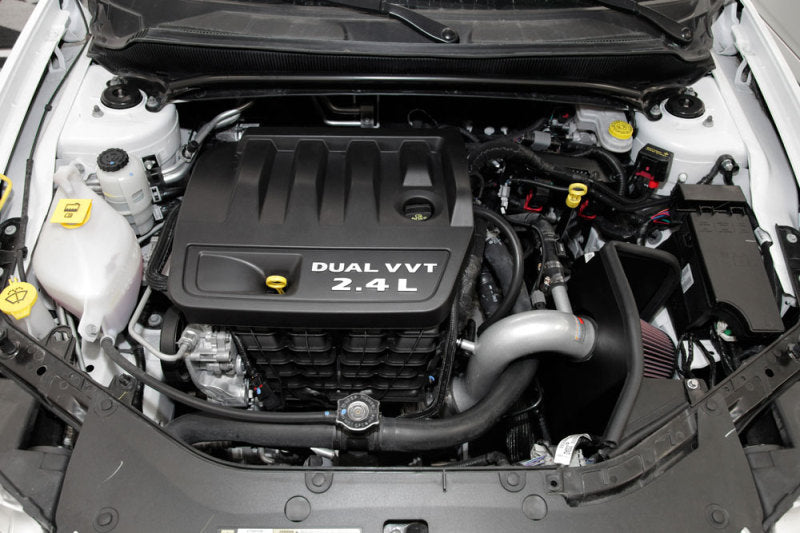 K&N 69 Series Typhoon Performance Chrysler/Dodge 200/Avenger 2.4L Silver Cold Air Intake Kit