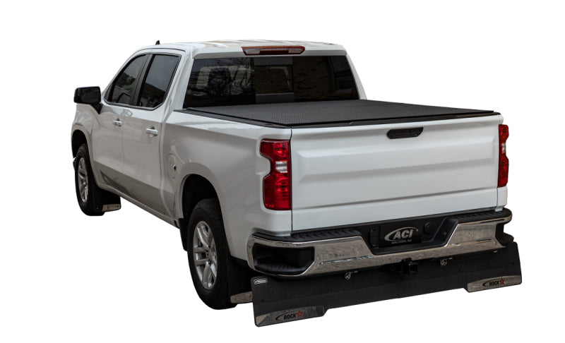 Access LOMAX Pro Series Tri-Fold Cover 07+ Toyota Tundra 6ft6in Bed (Deck Rail) - Blk Diamond Mist