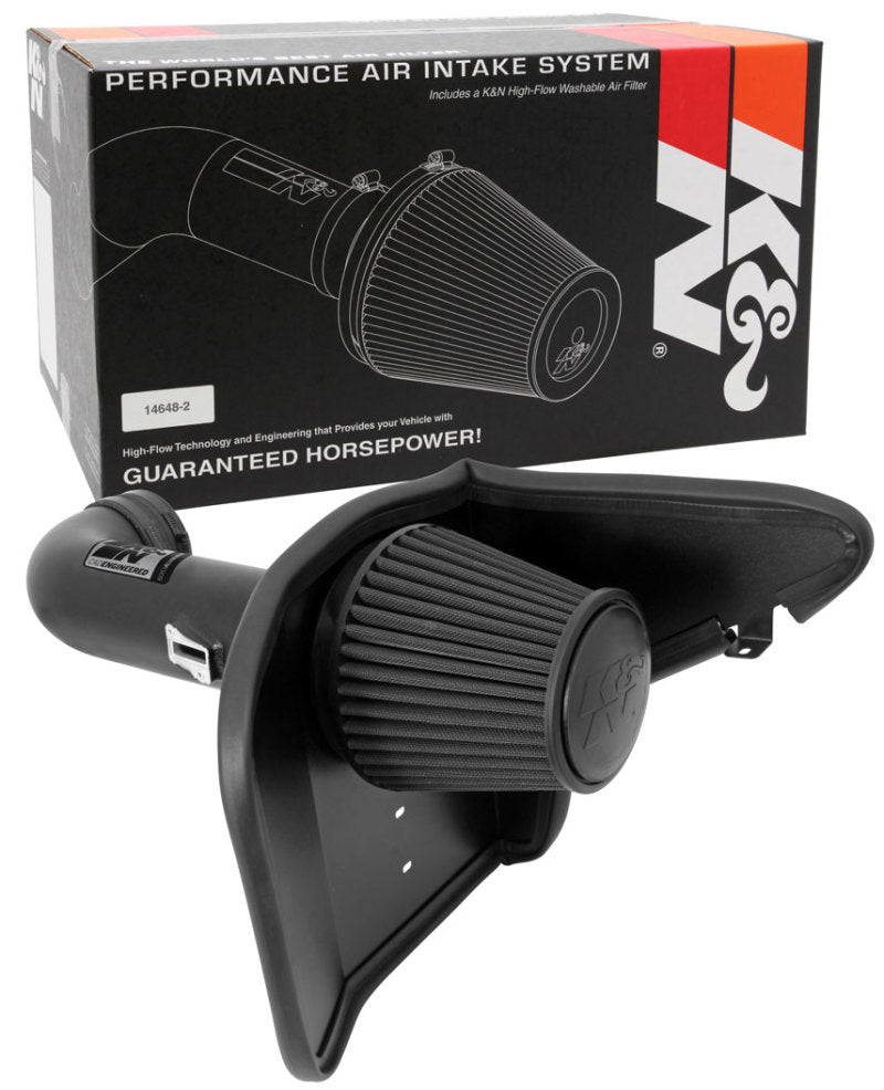 K&N Chevy Camaro 6.2L V8 Black Performance Intake Kit