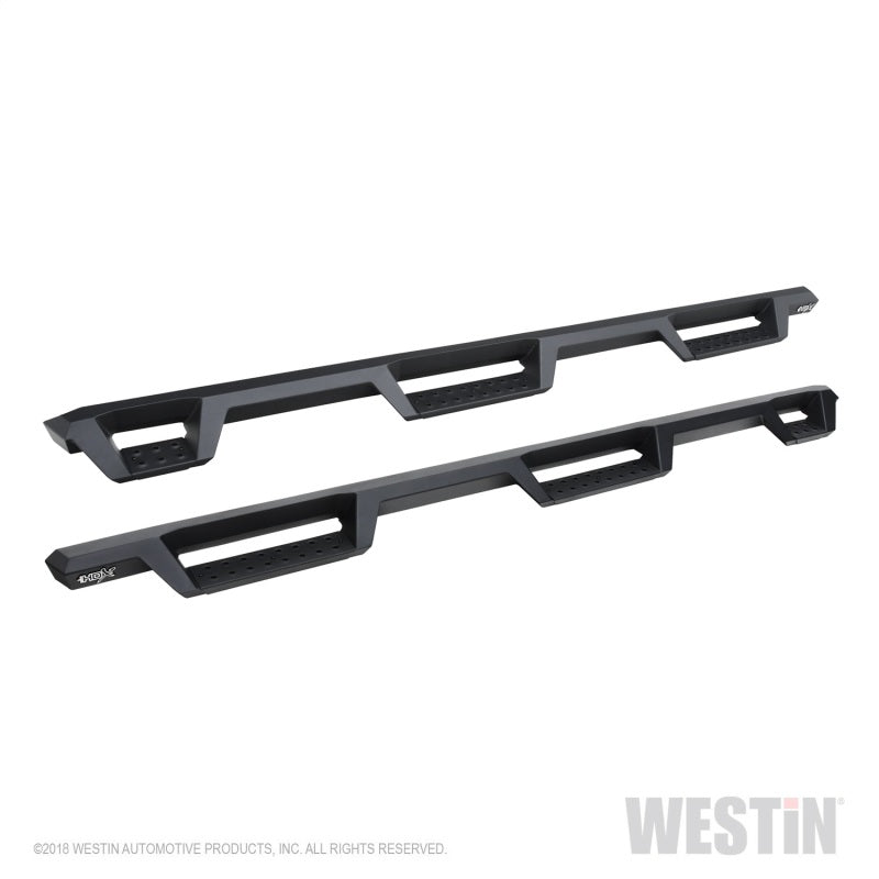 Westin 19+ RAM 1500 QC 6.5ft bed (Excludes Classic) HDX Drop W2W Nerf Step Bars - Textured Black