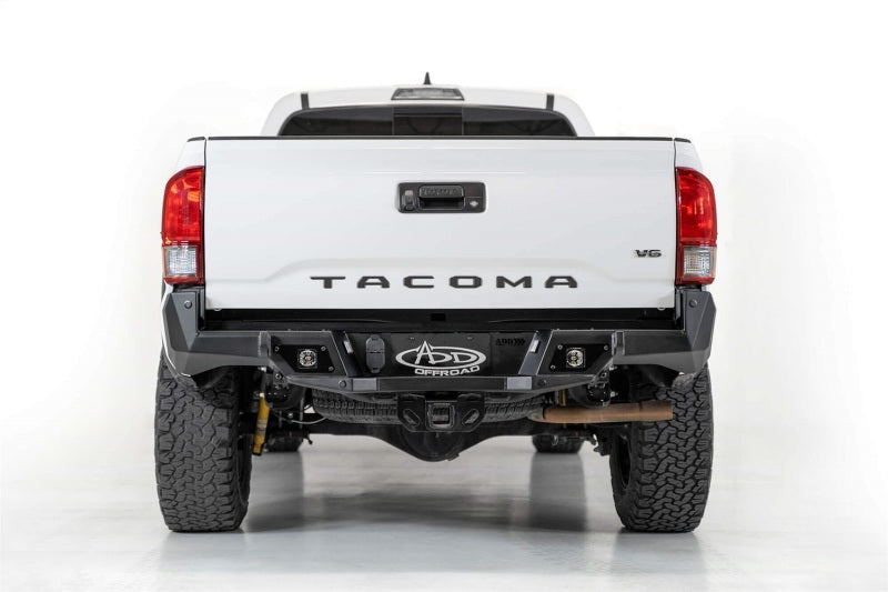 Addictive Desert Designs 16+ Toyota Tacoma Stealth Fighter Rear Bumper w/ Backup Sensor Cutouts