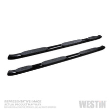 Load image into Gallery viewer, Westin Chevrolet Silverado Double Cab w/ 6.5in Bed PRO TRAXX 5 W2W Oval Nerf Step Bars - Black